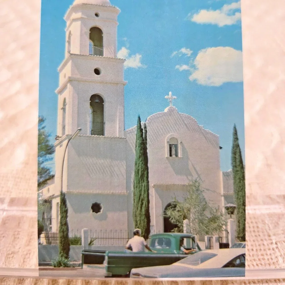 Vintage 1970's Our Lady of Guadalupe Church Mexico McGrew Postcard UNP